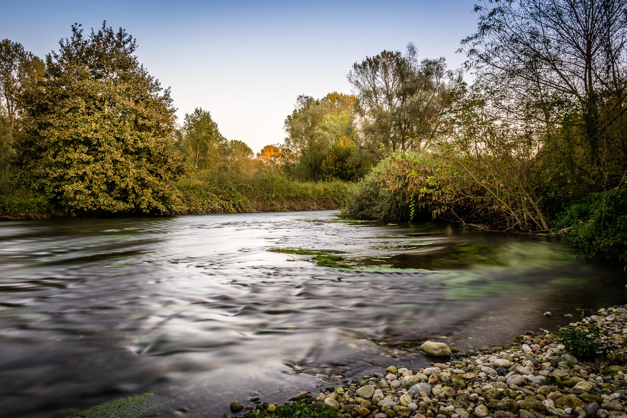 Floating down the river