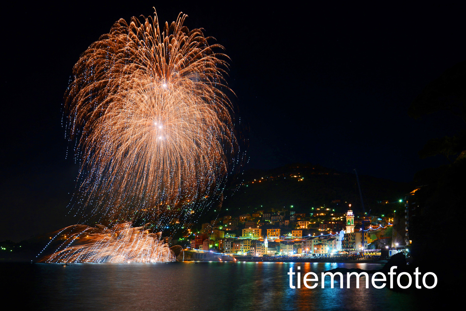 Fuochi d'artificio a Sori