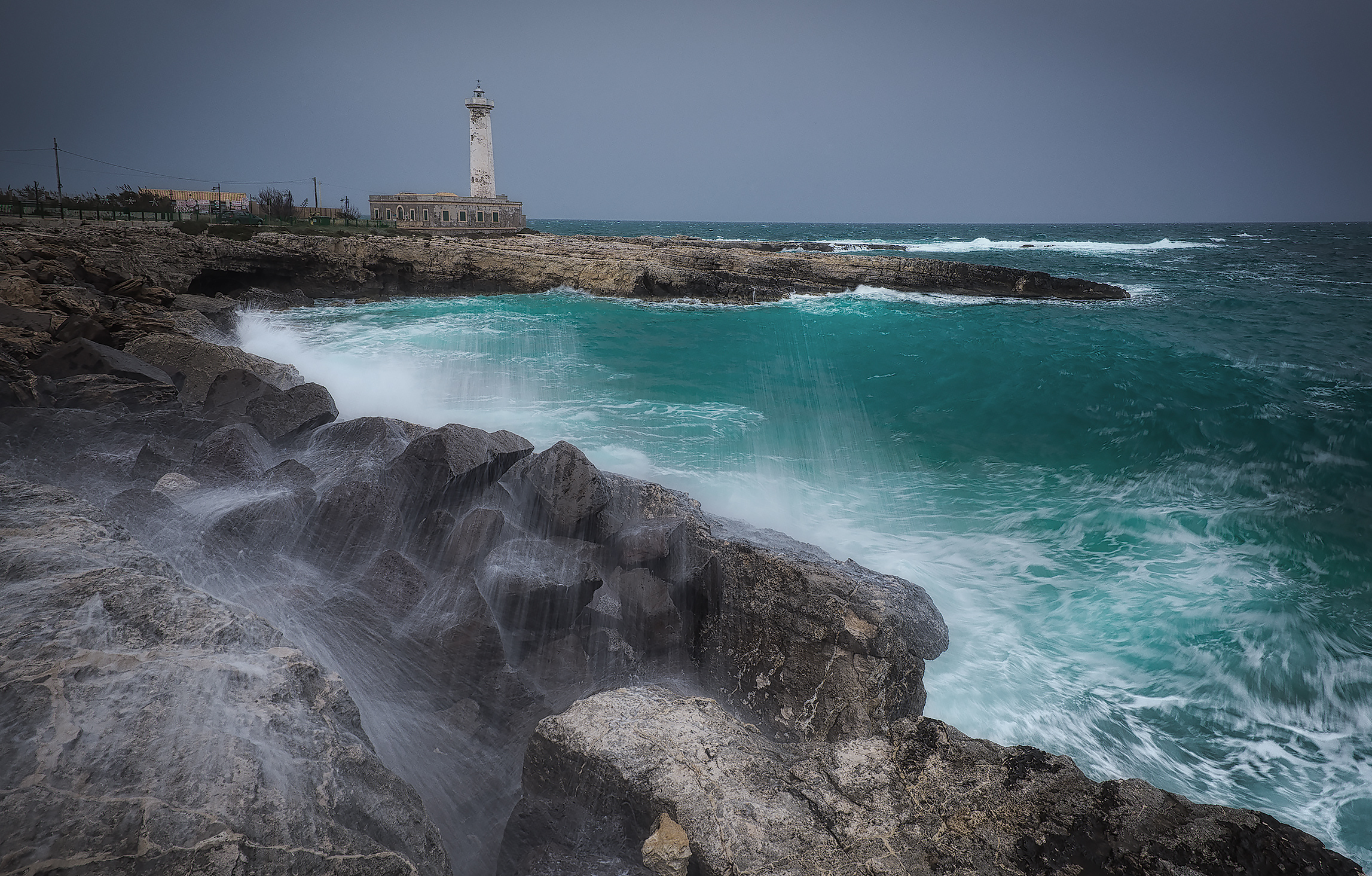 Storm at the lighthouse