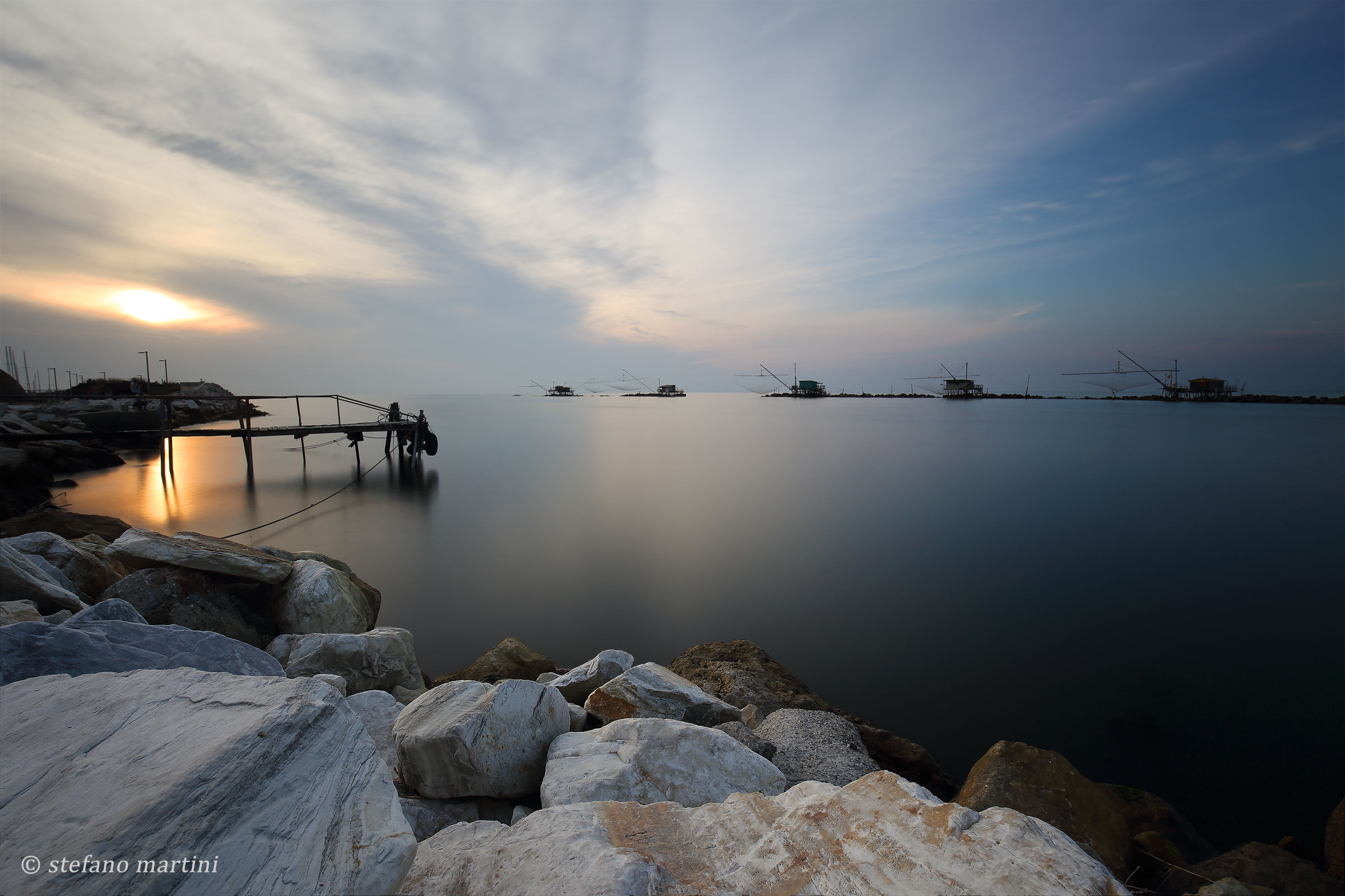 The sea and the Arno