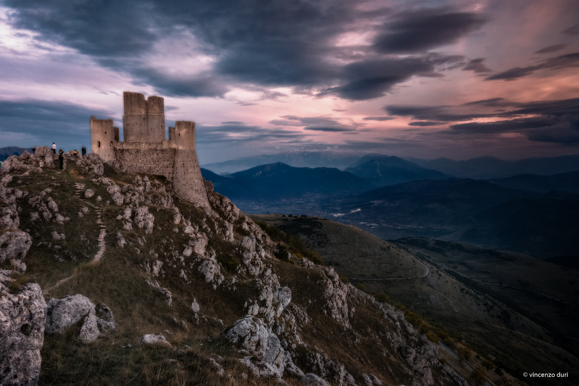 Rocca Calascio, sunset