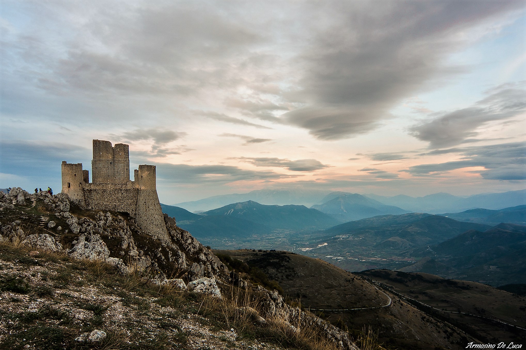 the majesty of the fortress.