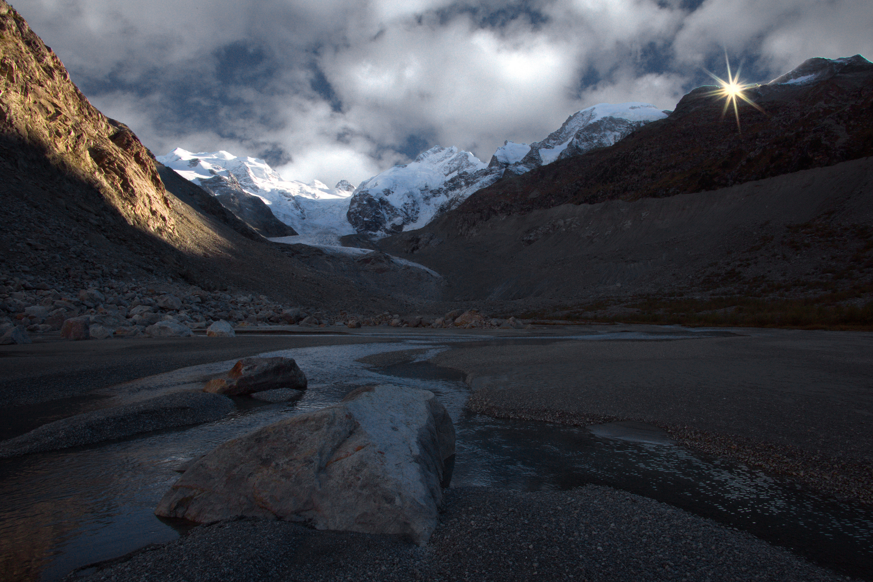 Morteratsch, the end of a glacier
