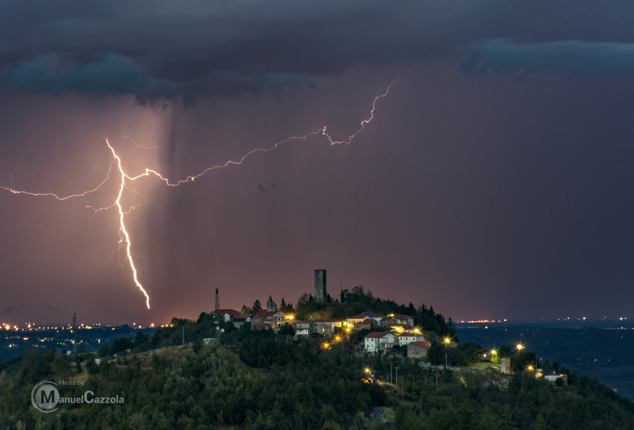 Fulmine su Castelletto