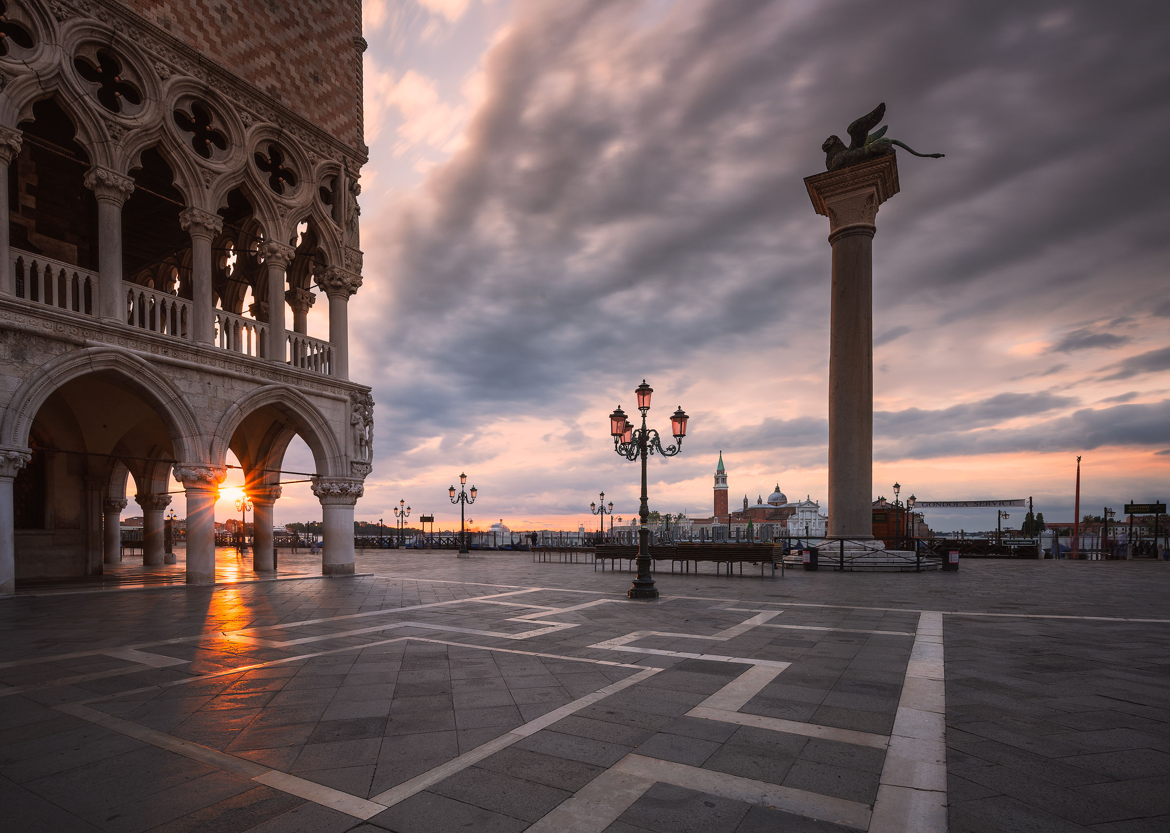 Venice - Doge's Palace and St. Mark's Column