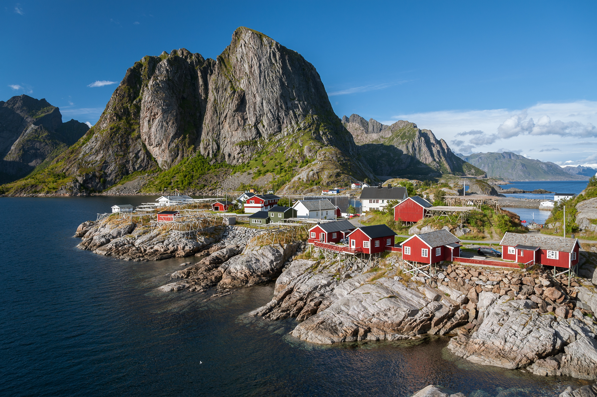 Hamnøy and Mt. Festhelltinden