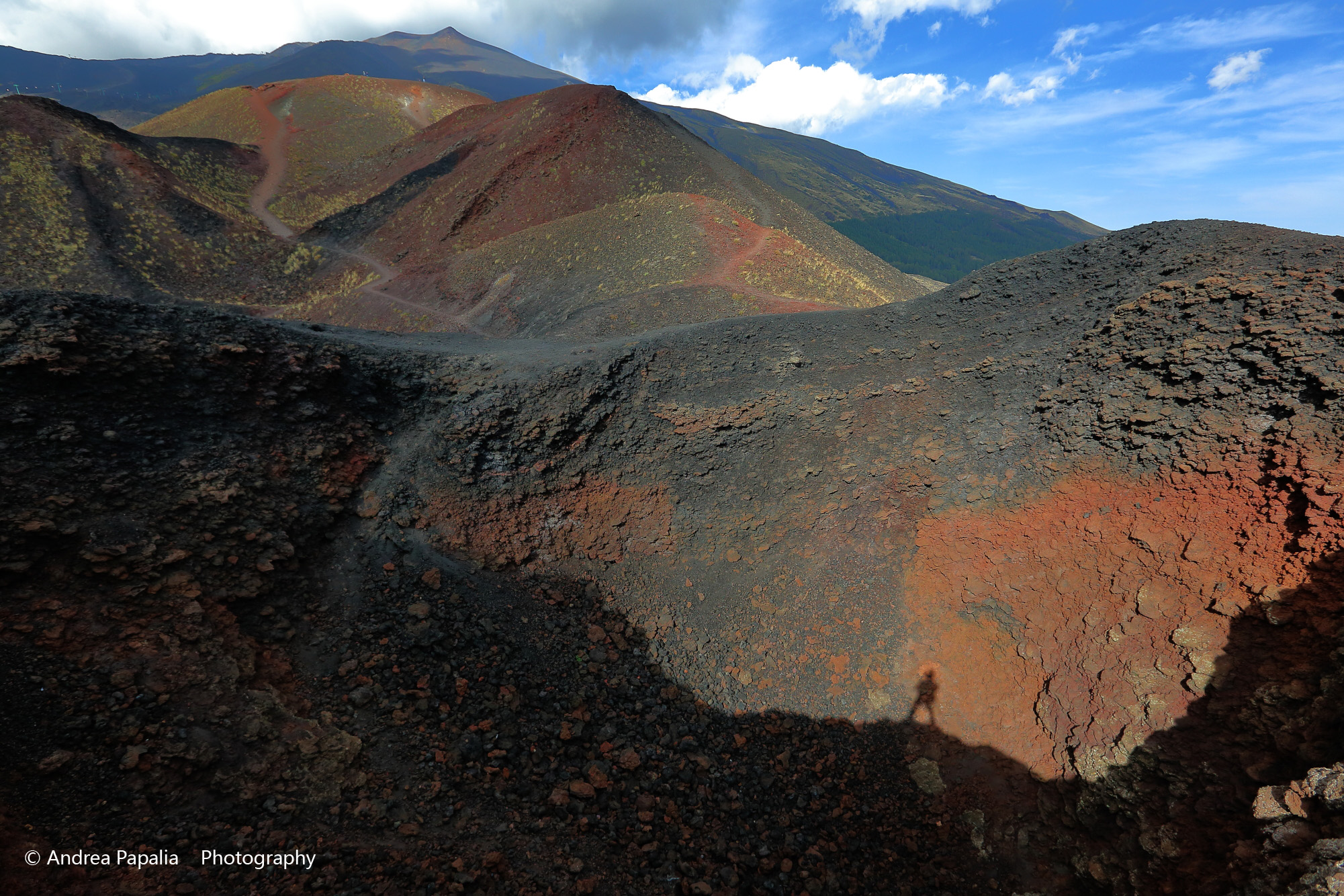 Etna - La strada più veloce per entrare nel cratere..