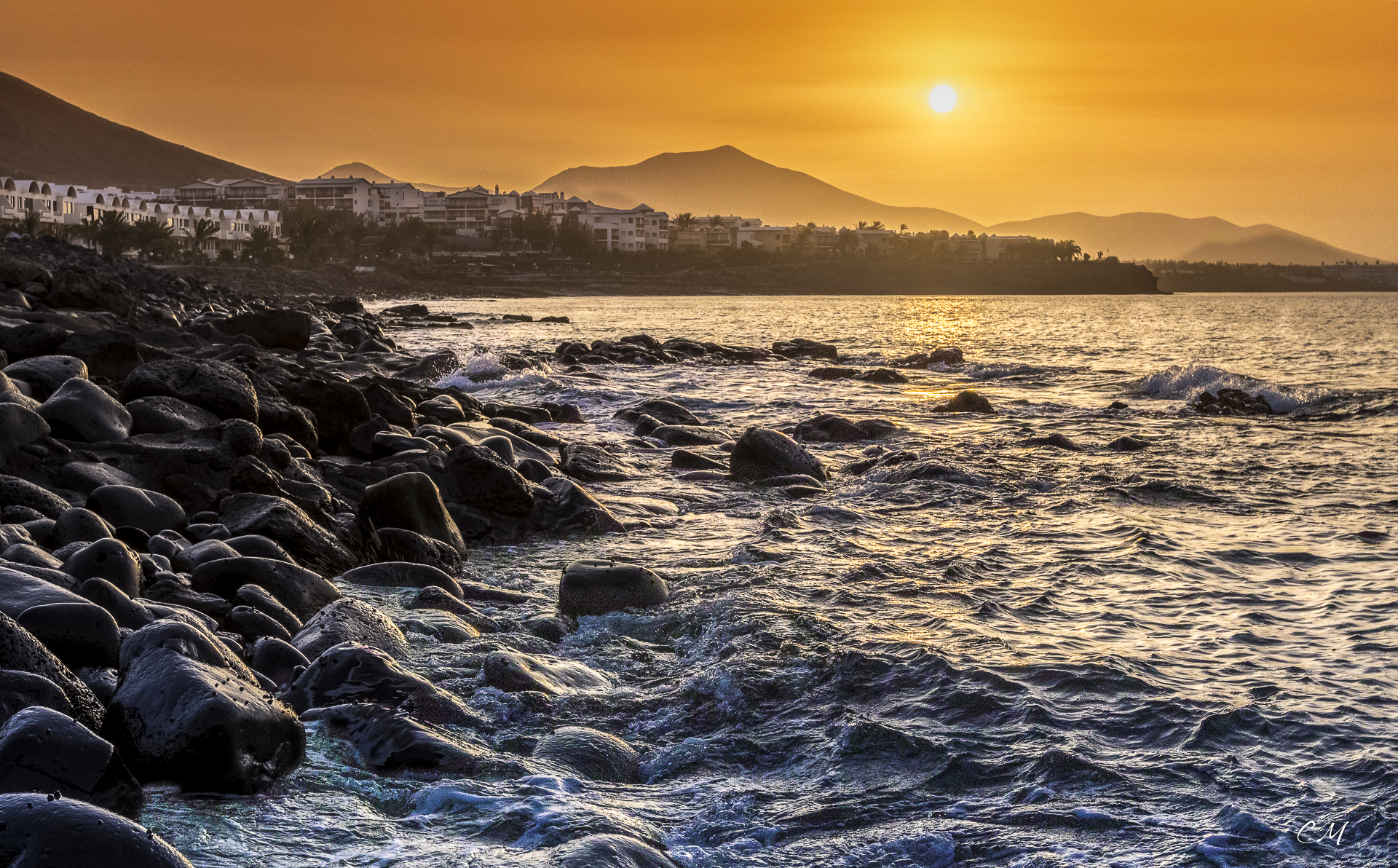 lanzarote sunset