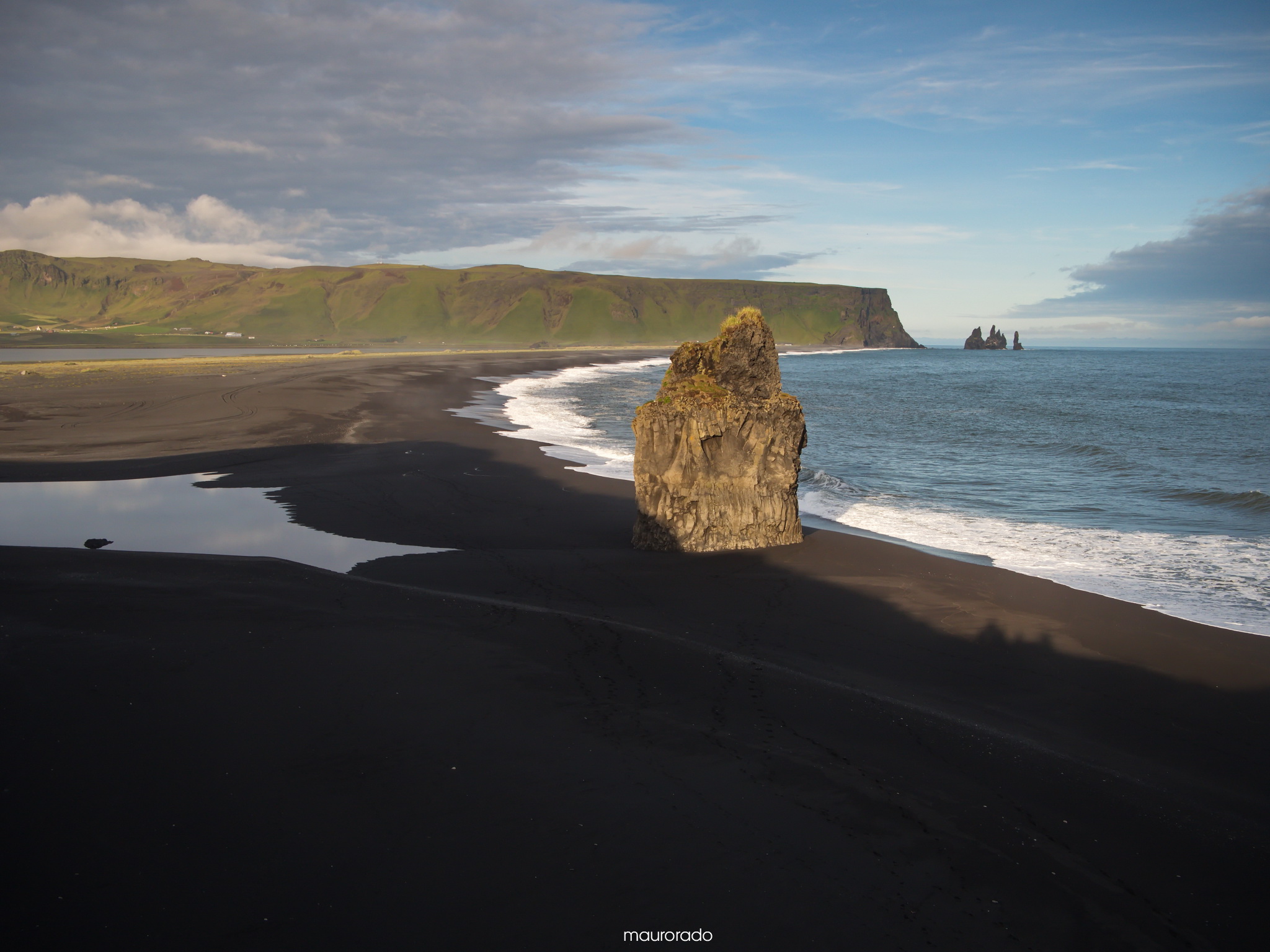 Vik black beach