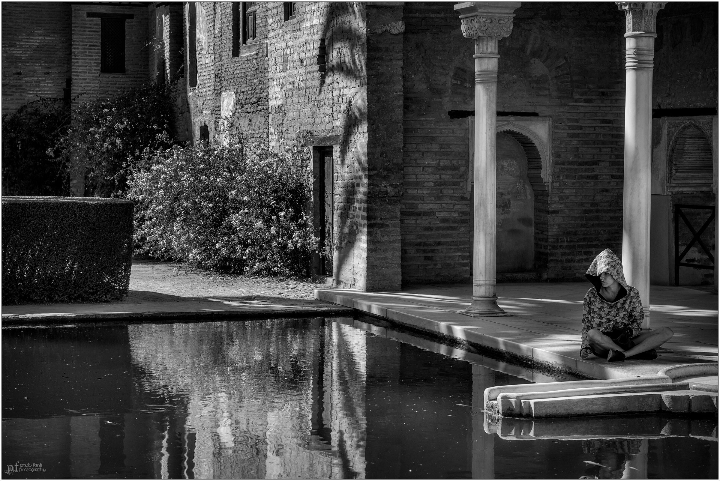 Assassin's creed nei giardini dell'Alhambra