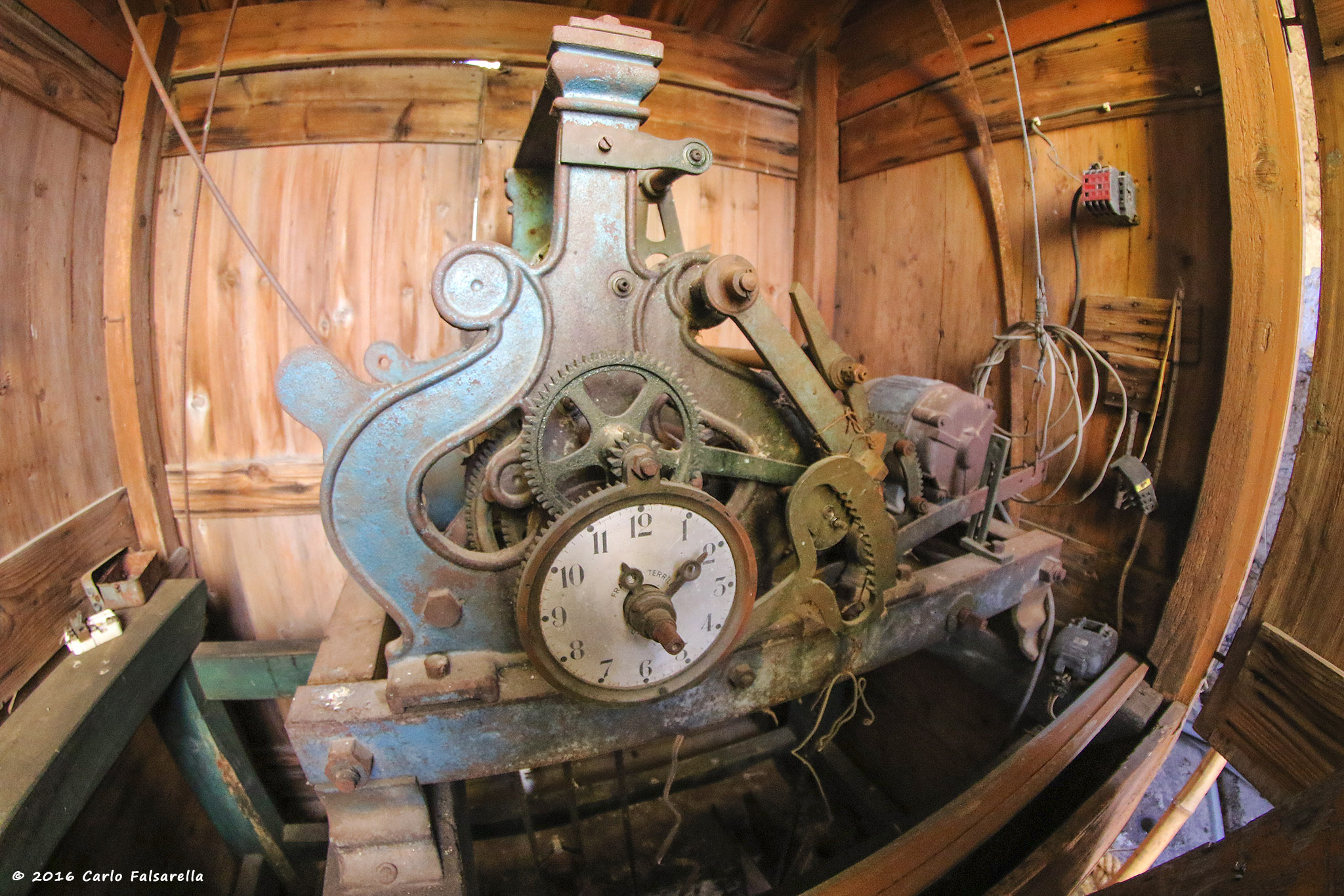 The original watch of the Campanile of Fregona