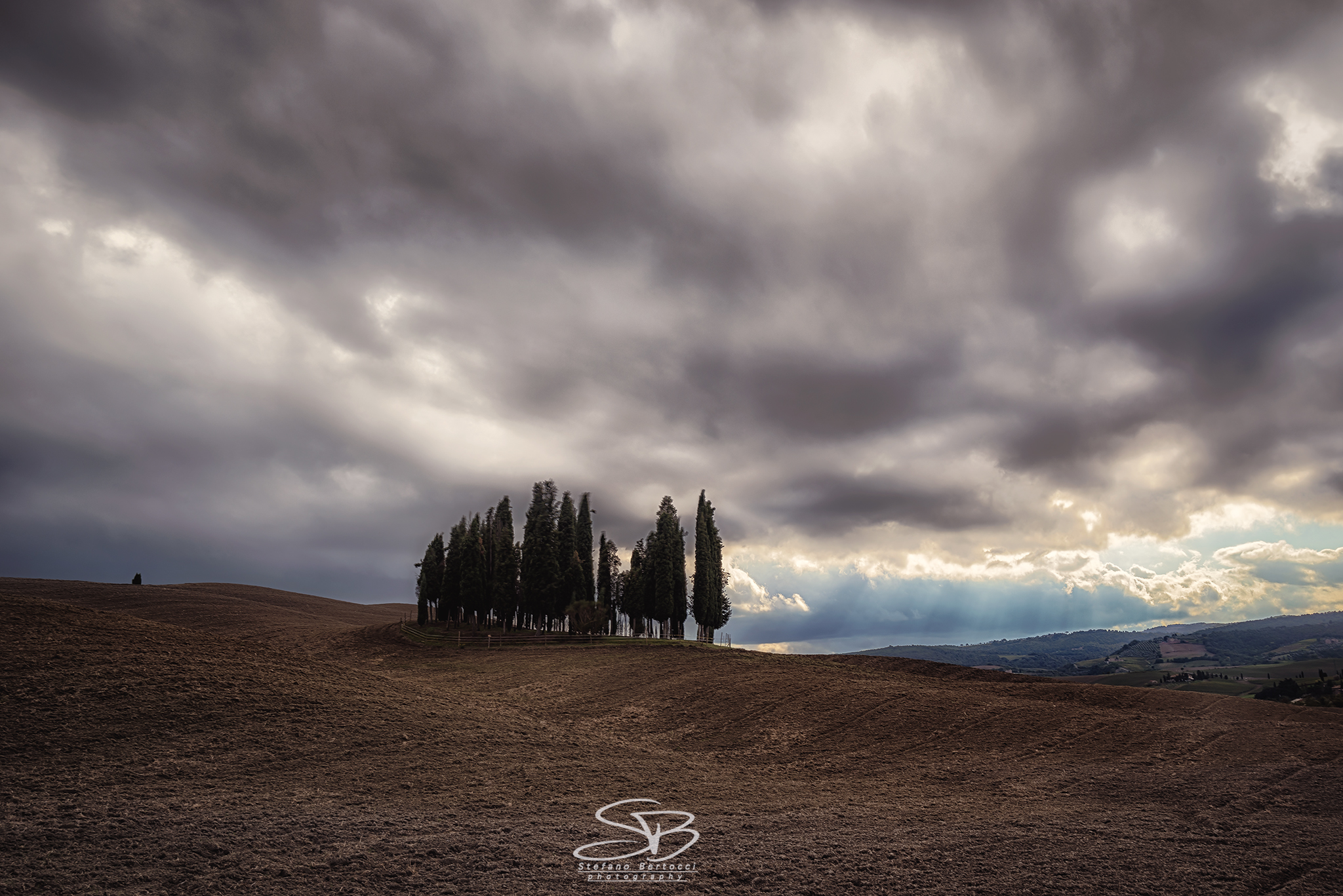 Val d'Orcia clouds