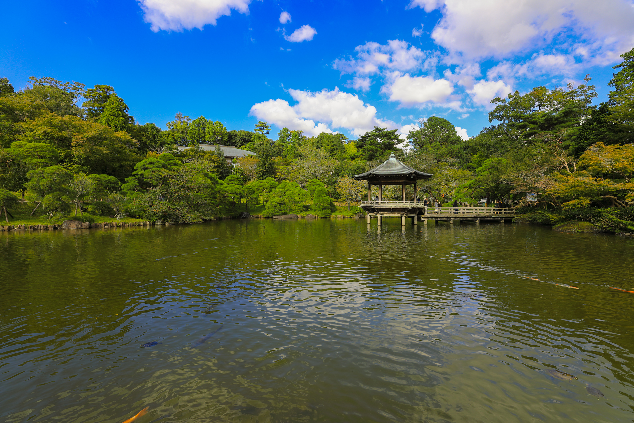 Naritasan Park and lakean Park and lake