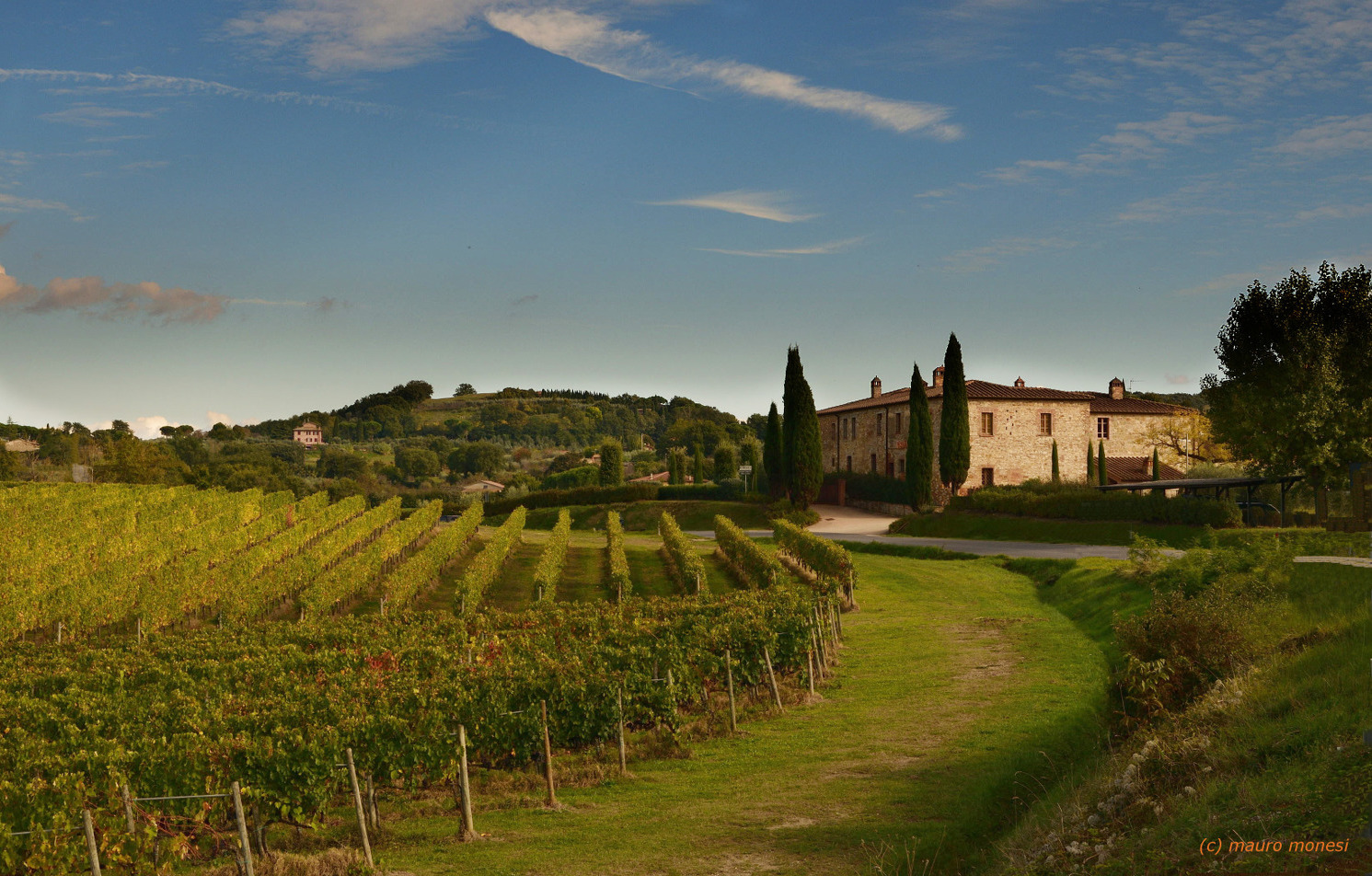 Traveling in the direction of Pienza