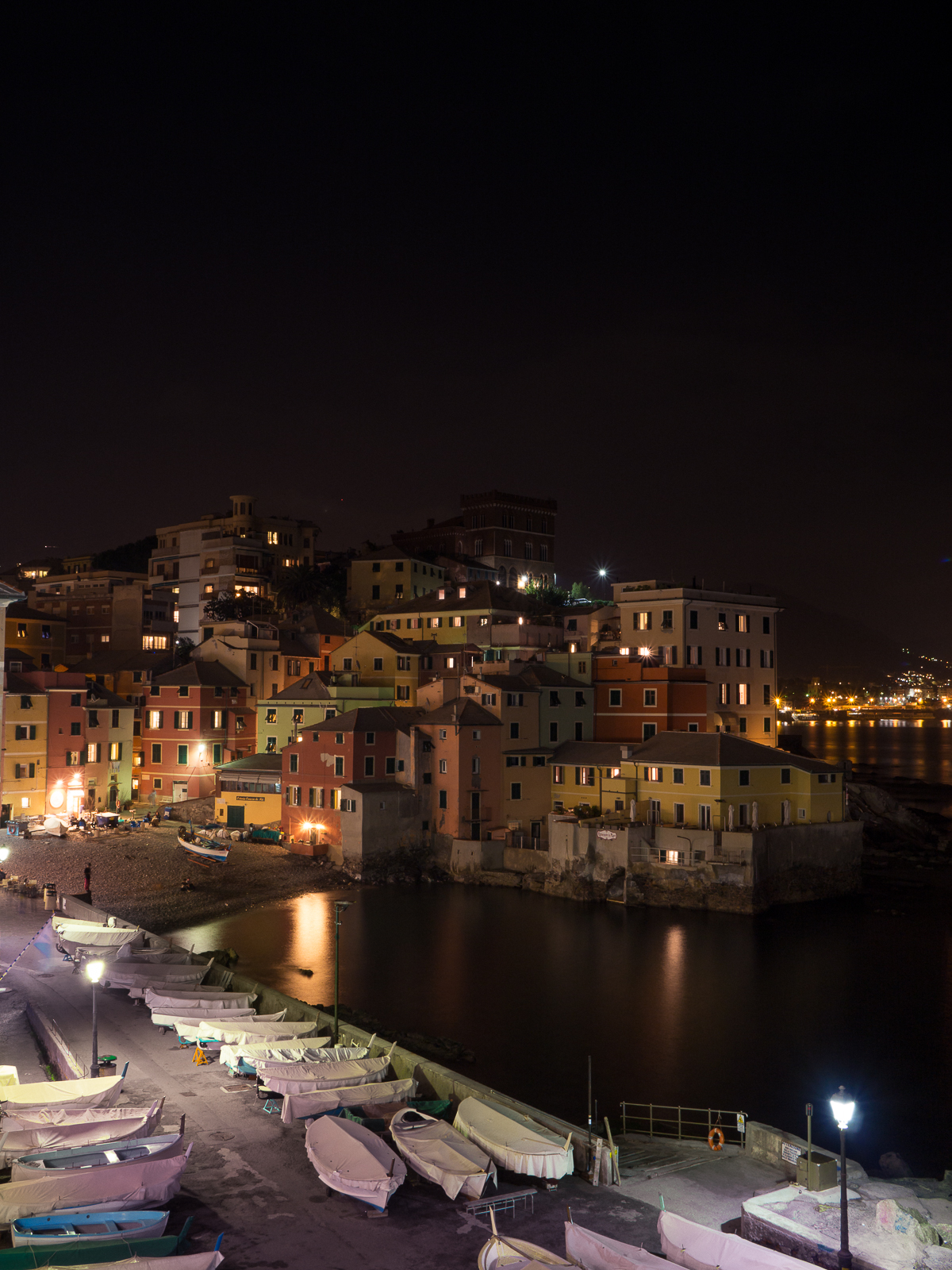 Boccadasse by night