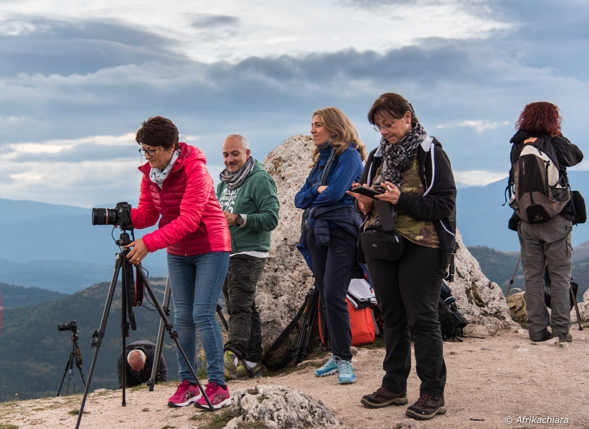 A Rocca Calascio con gli amici juzini