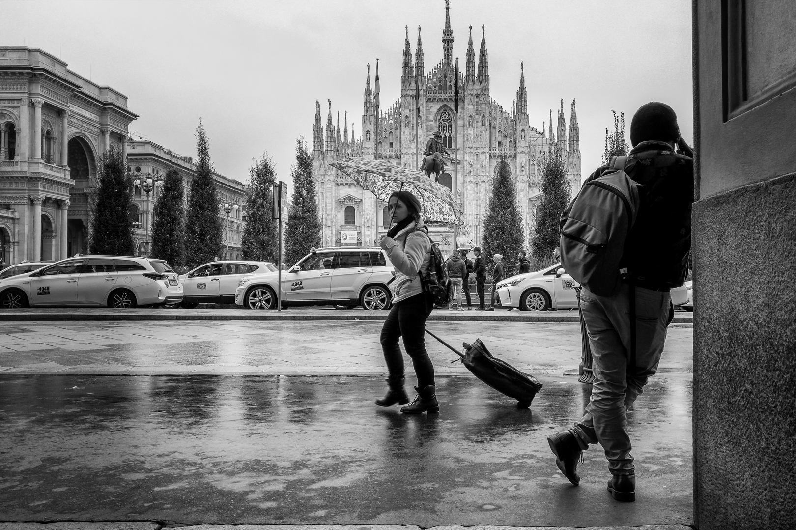 una piovosa mattina d'autunno