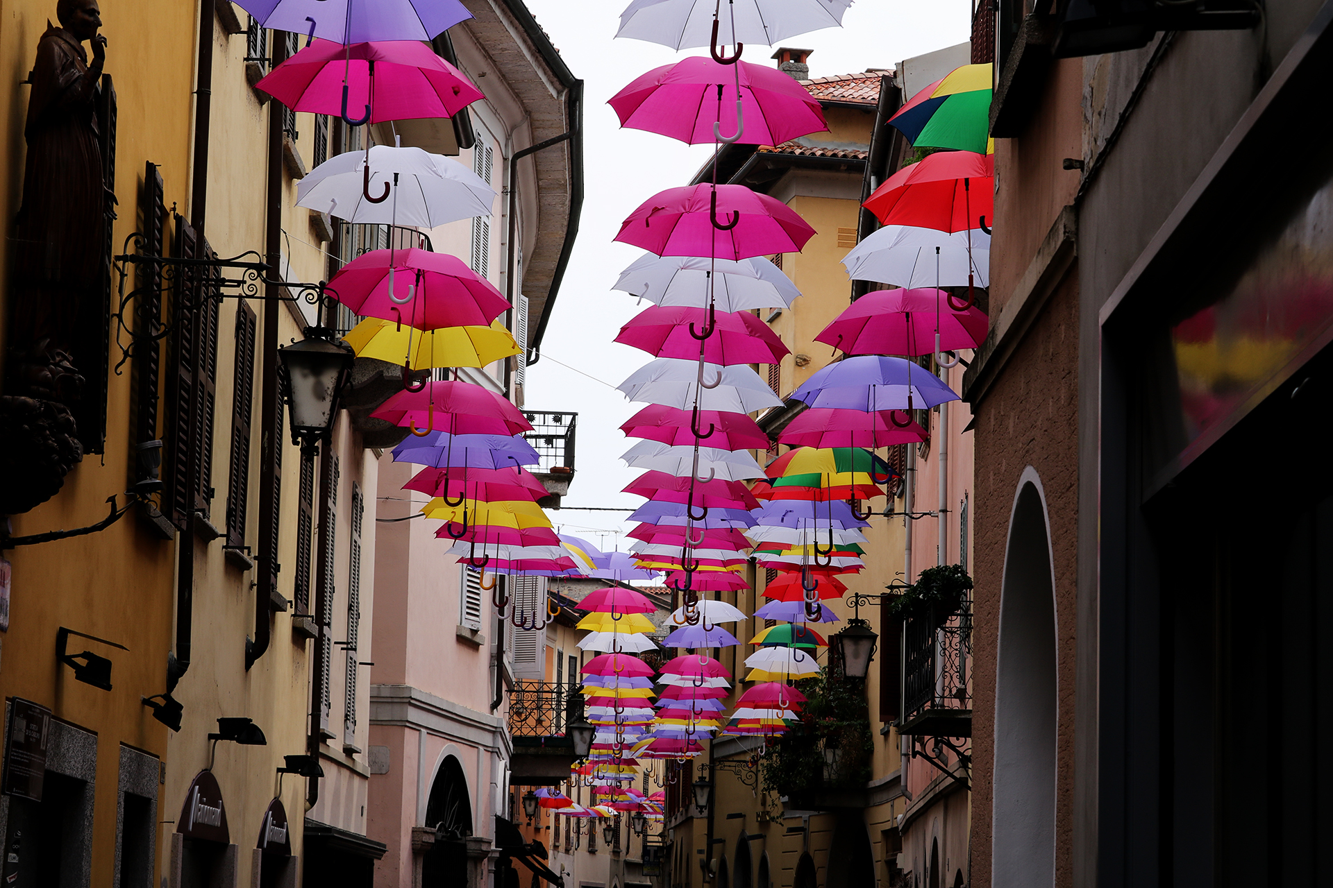 Street umbrellas