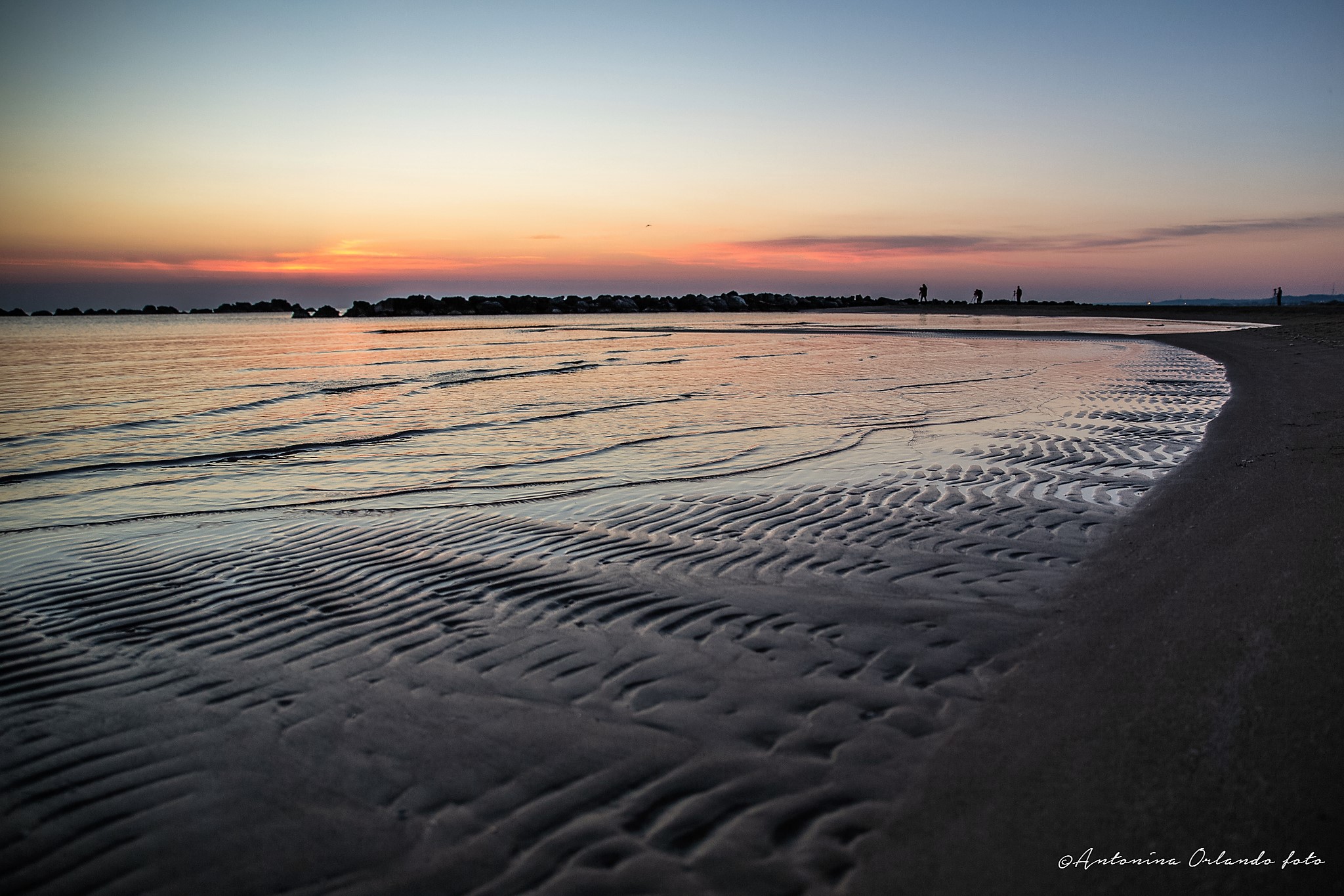 The embroideries of the low tide !!