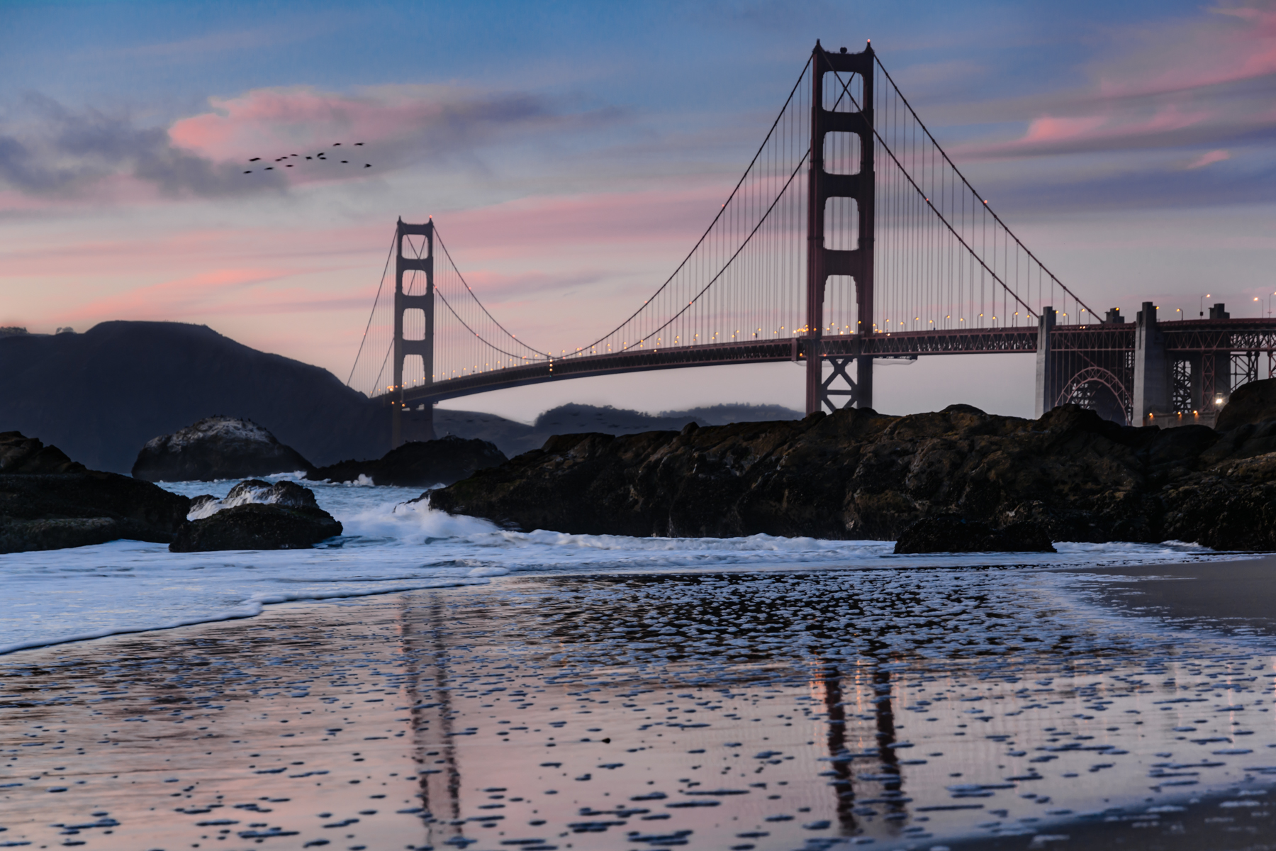 Riflessi di Golden Gate