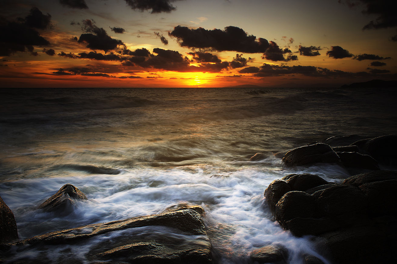 Sunset in Castiglione della Pescaia