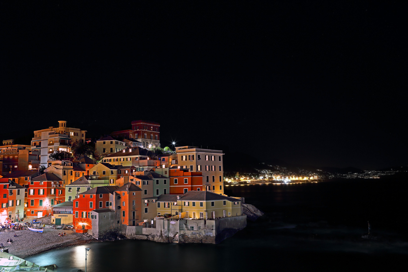 boccadasse by night