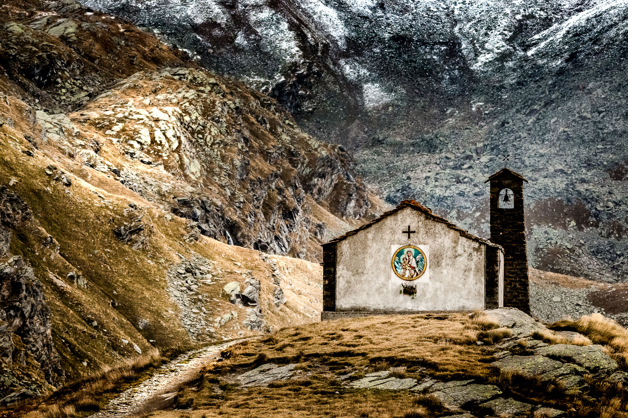Church in the mountains