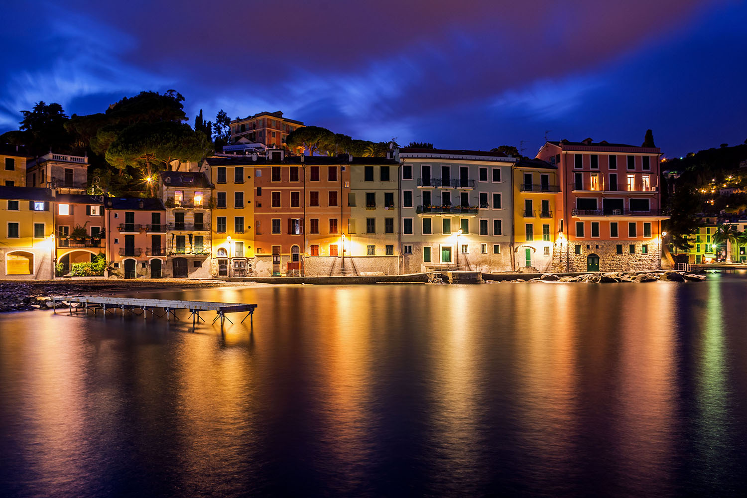 The blue hour of San Michele di Pagana