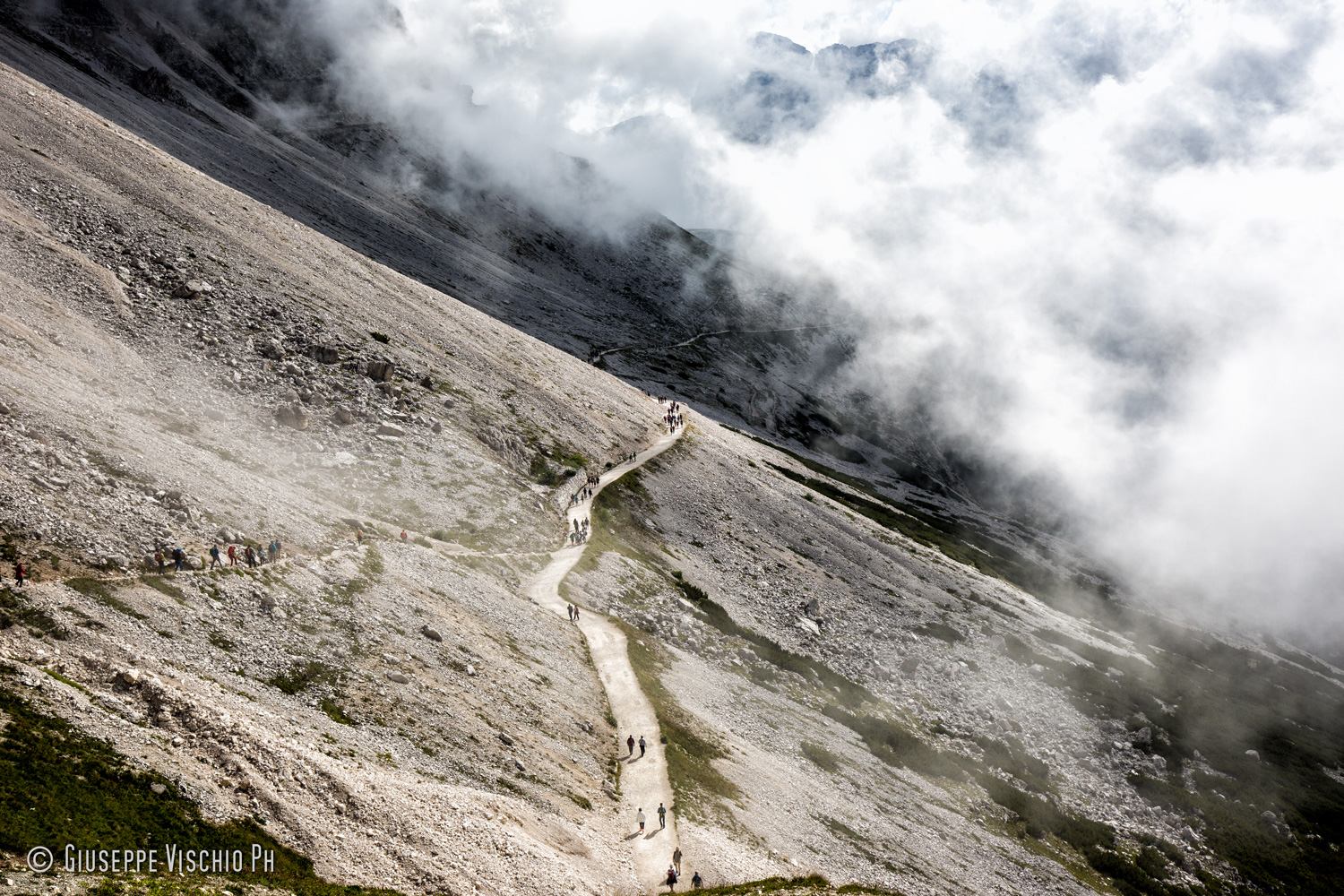 In cammino per le 3 cime di lavaredo