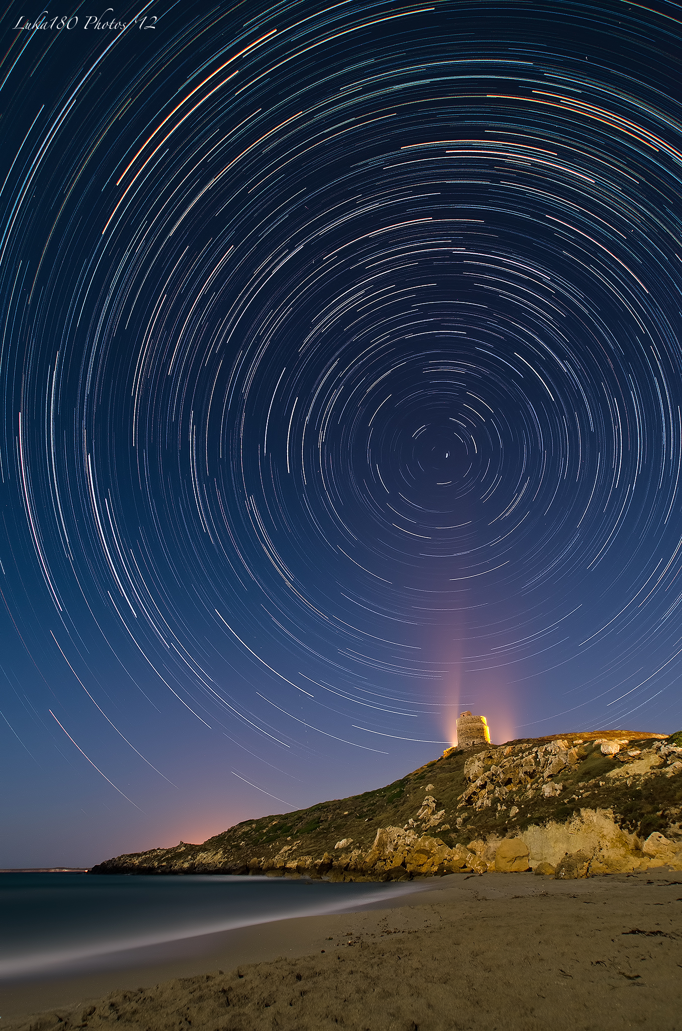 Startrail @San Giovanni di Sinis (or)