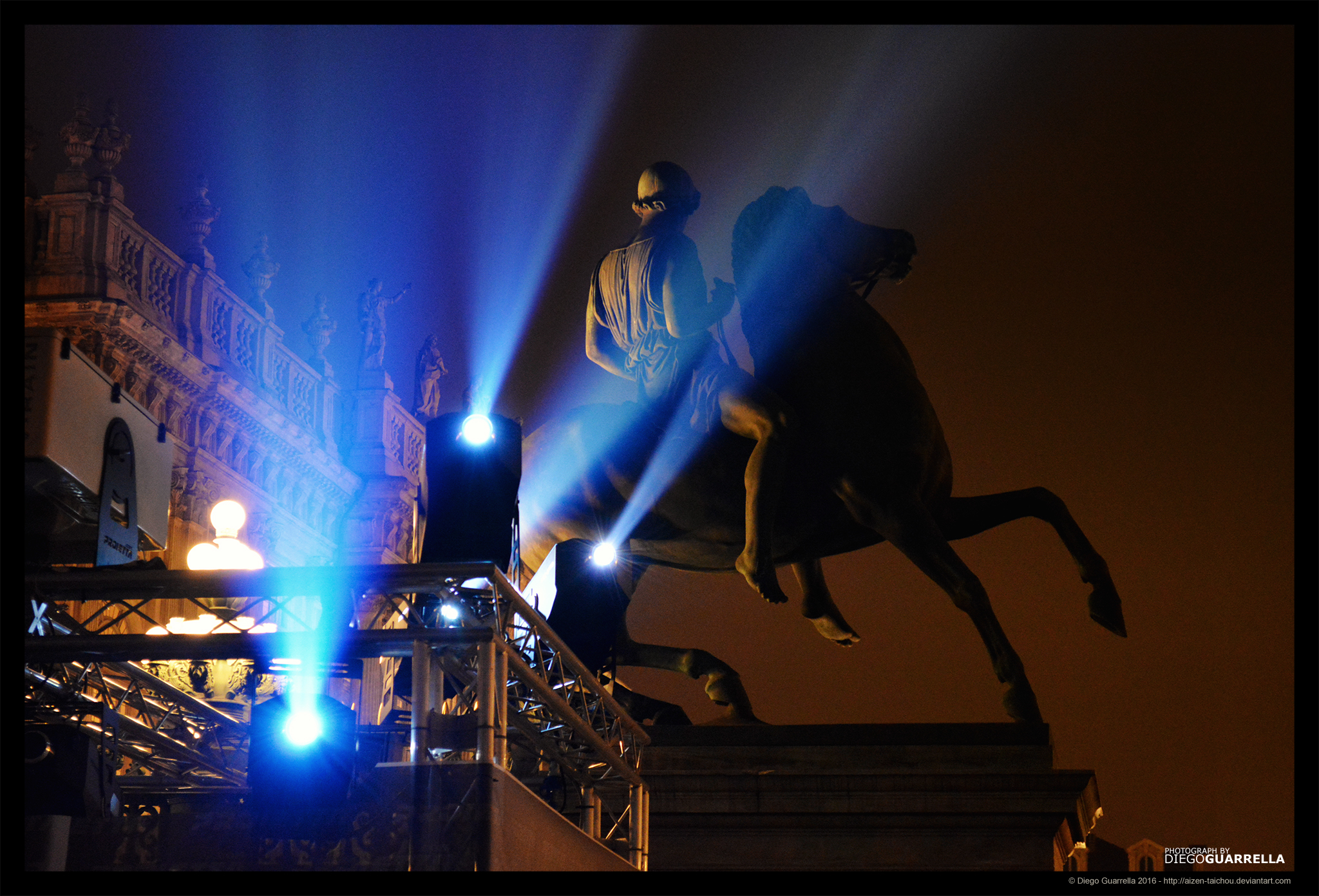 the wrong side of the show?