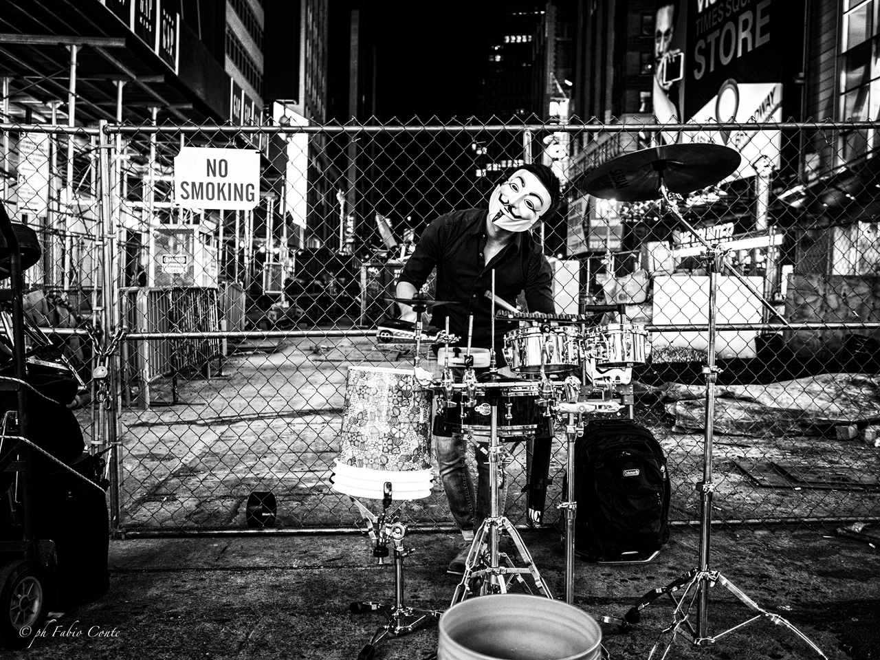 Anonymous, Times Square. nyc.