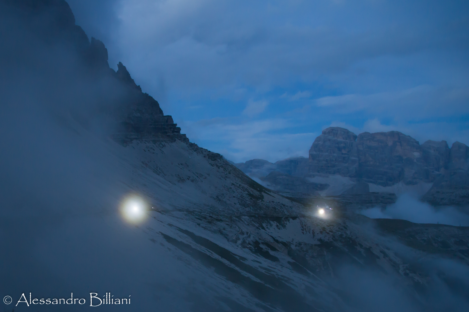 Night at the Three Peaks