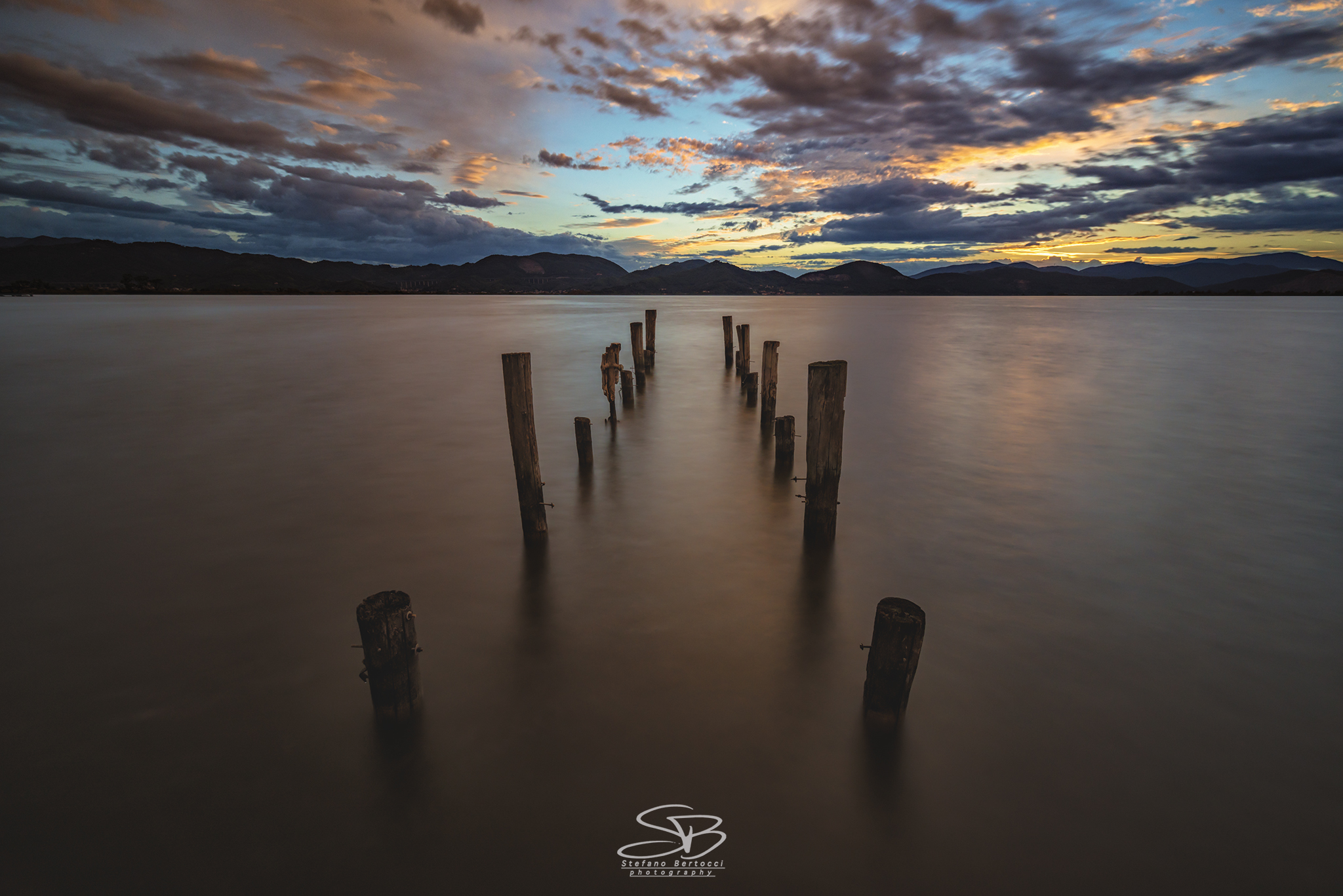 sunrise over the lake