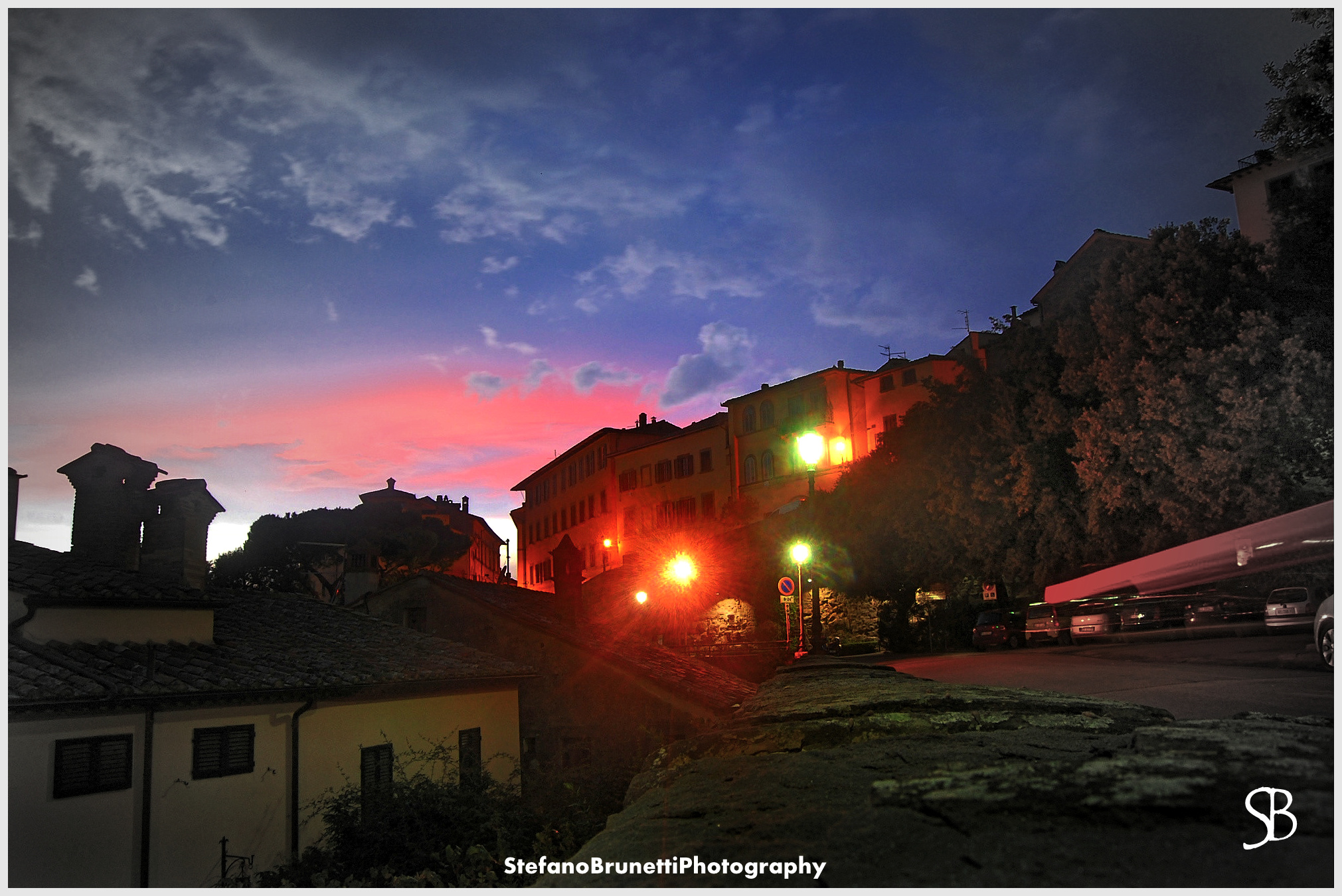 NIght in Cortona