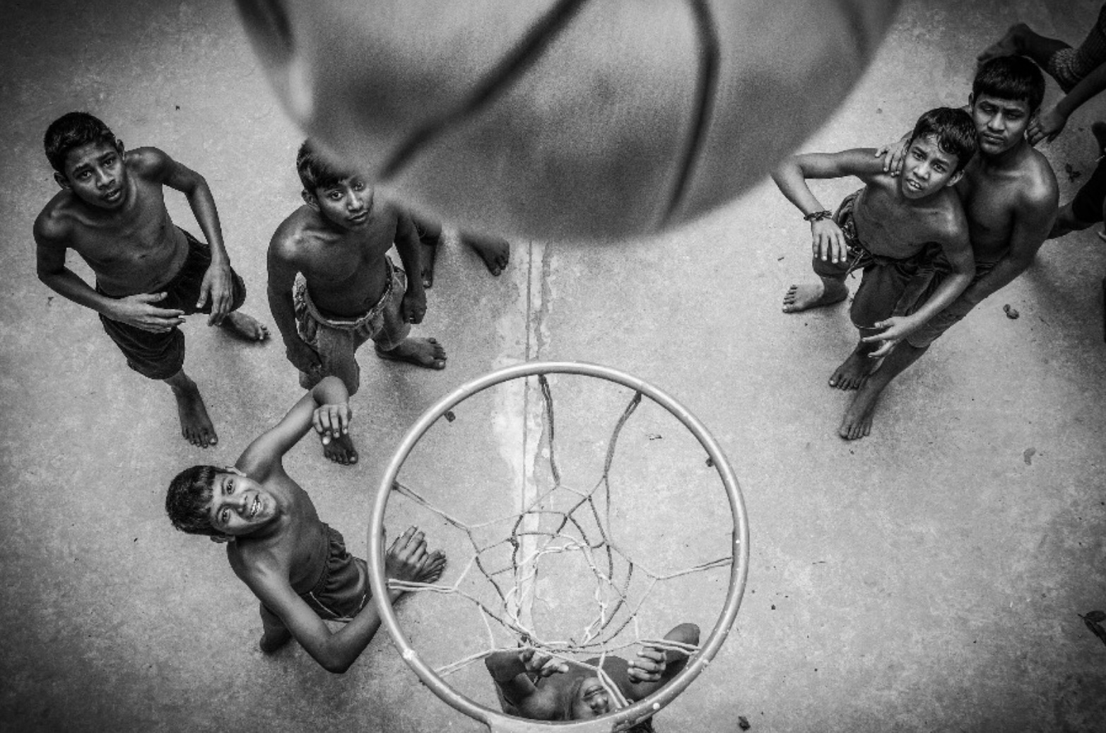 Basketball Time at School