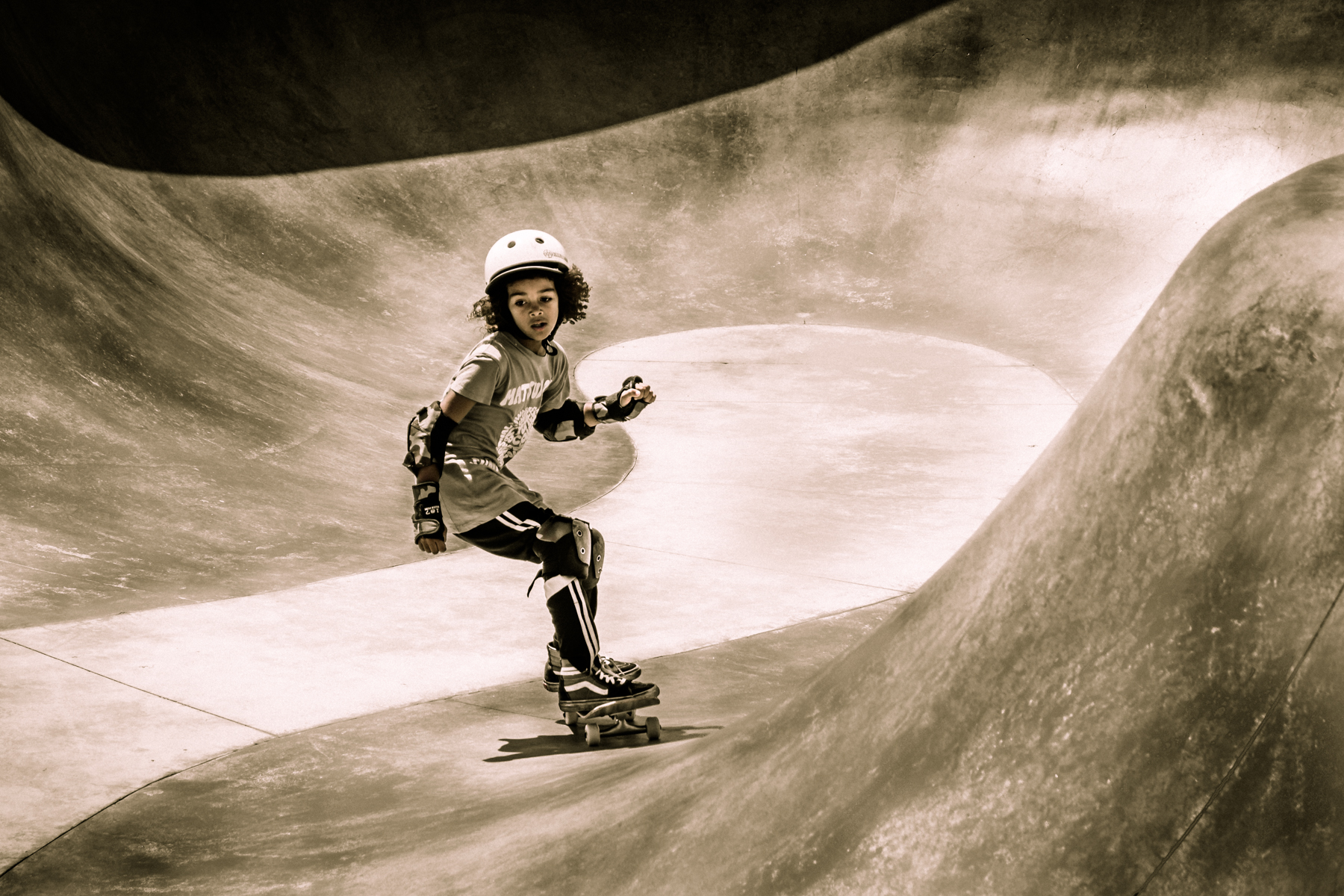 Young skater in Venice
