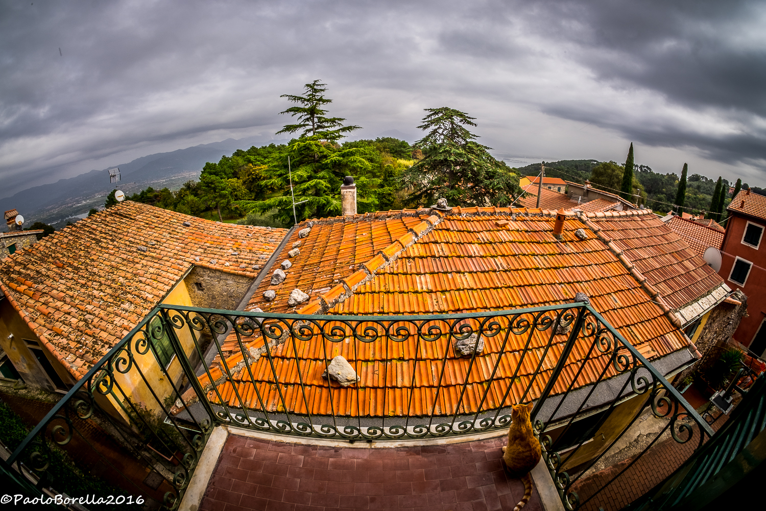 A balcony on the world