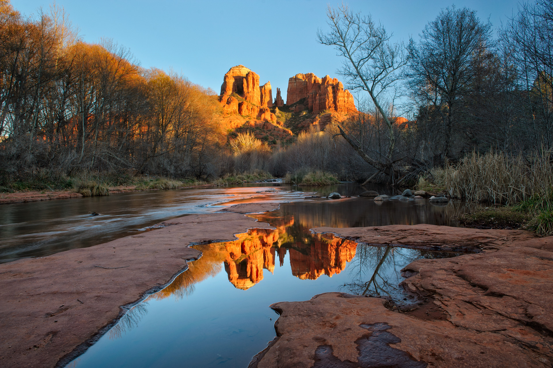Red Rock Crossing Sunset 2 RAW blend
