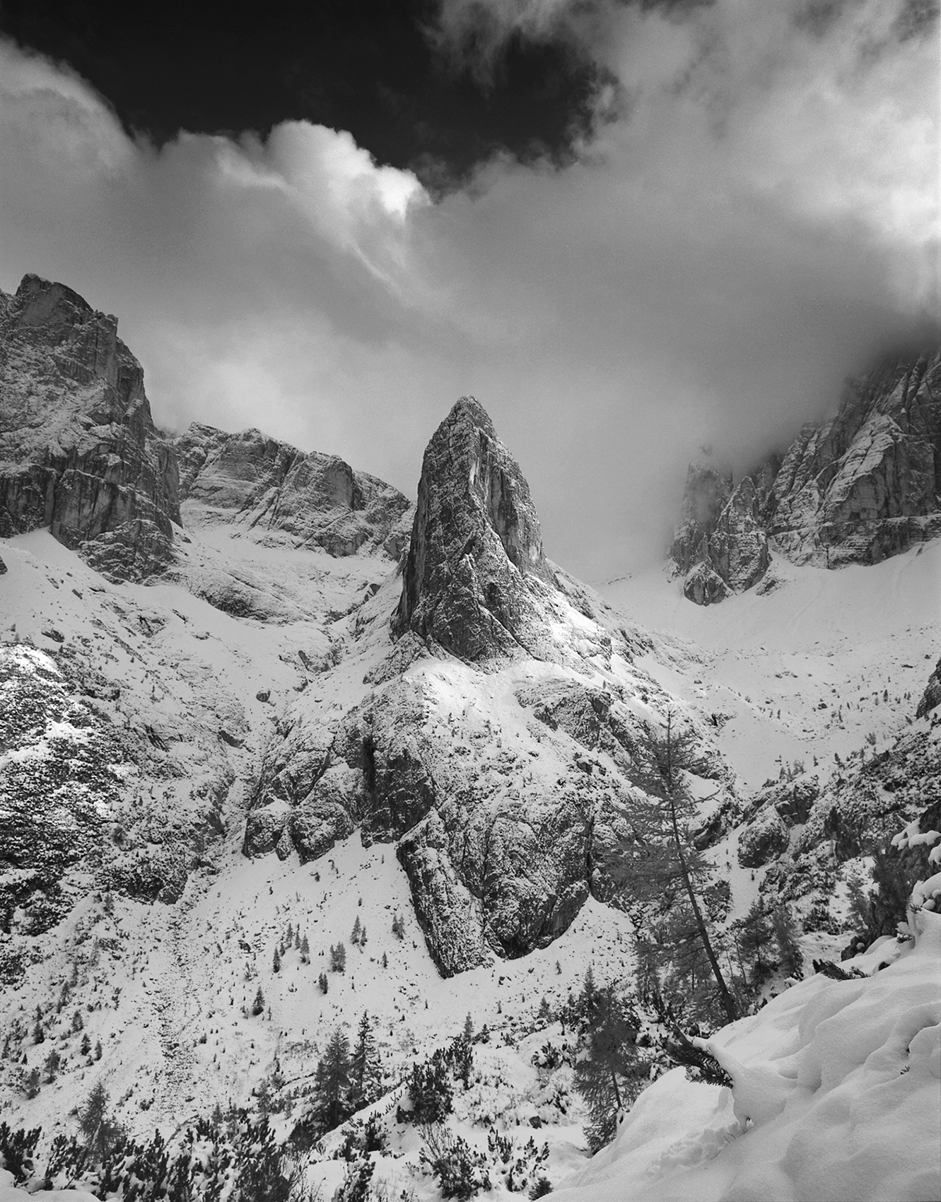 Clouds and Dolomites, Sesto Dolomites, Italy