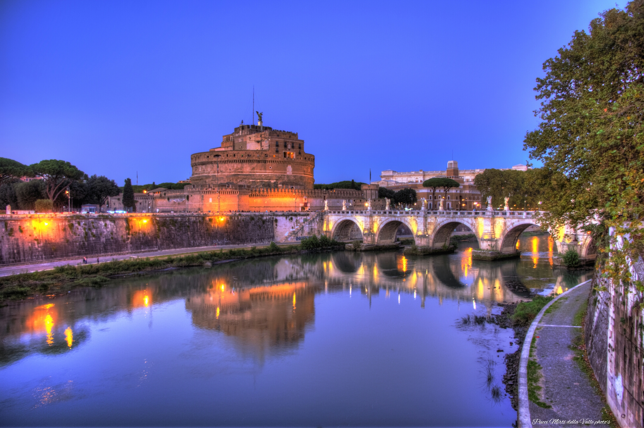 Castel S.Angelo al tramonto - Roma
