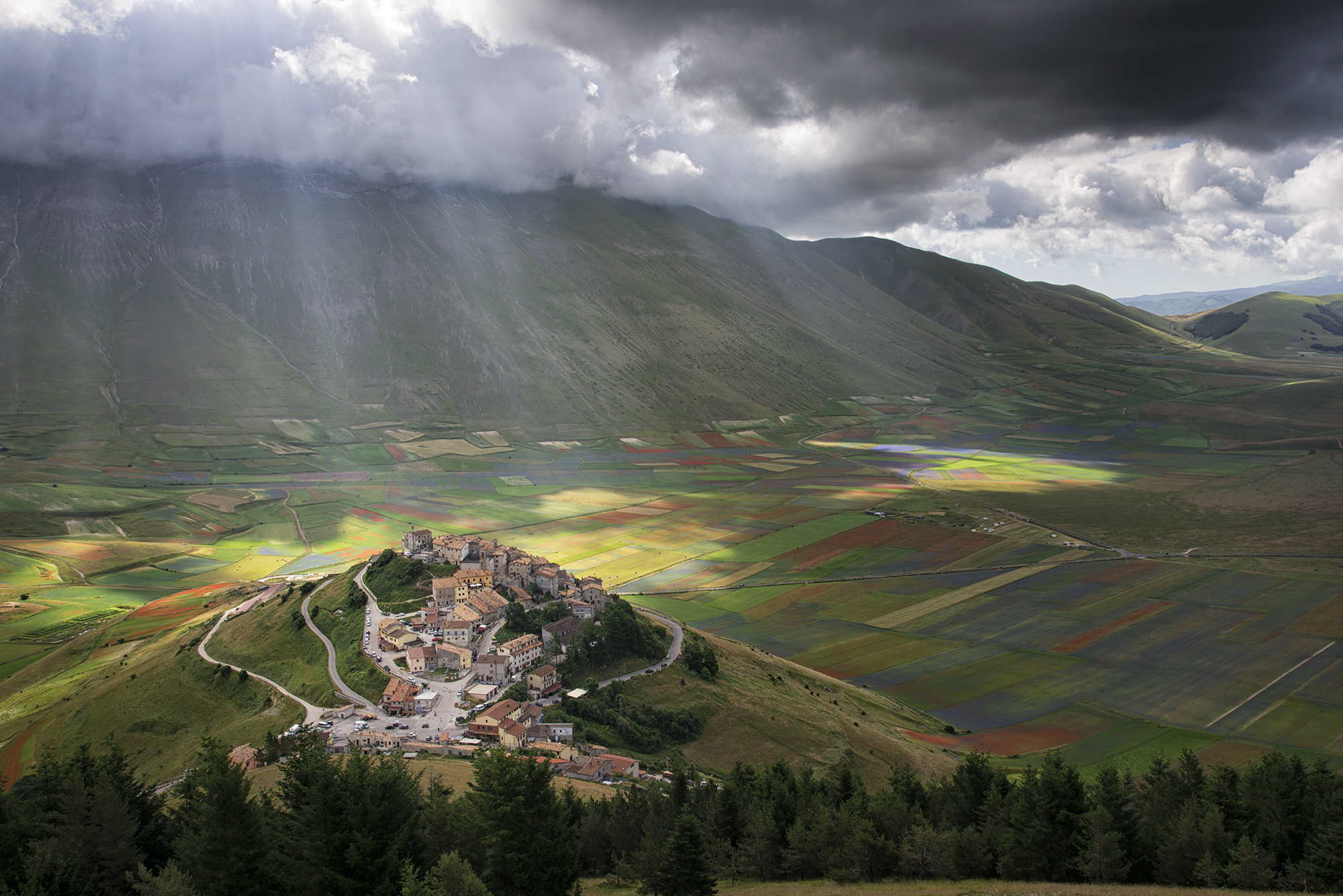 Piana dal monte Veletta