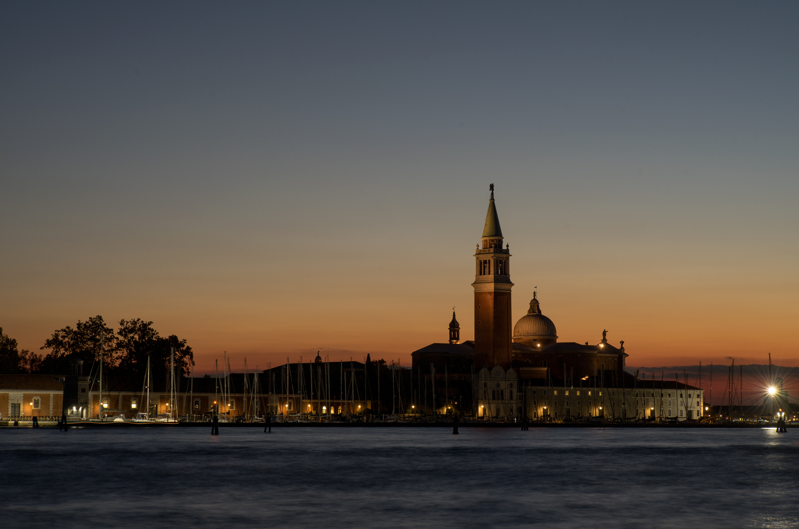 L'ora blu su San Giorgio Maggiore