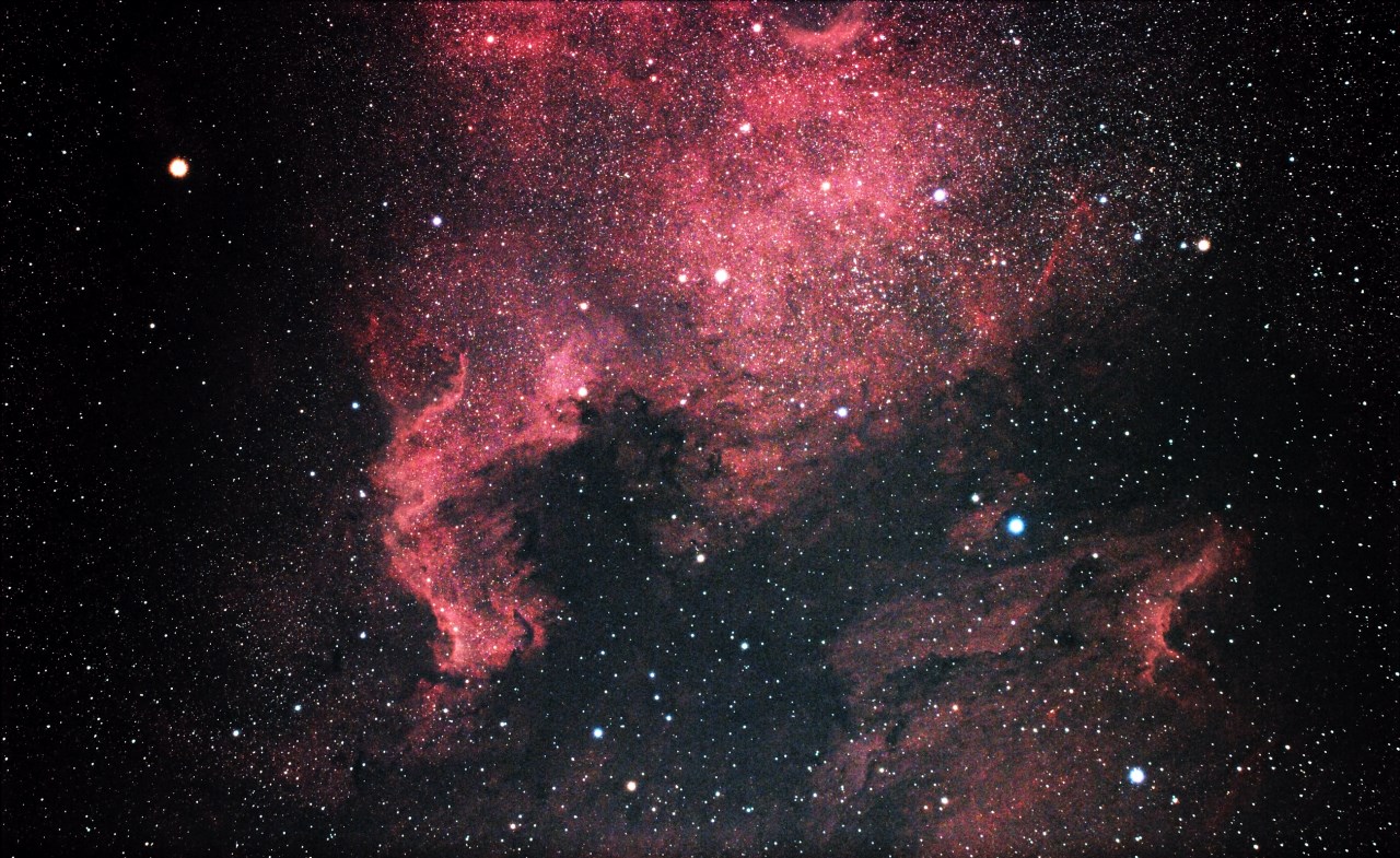 ngc7000 Nord America e Pellicano