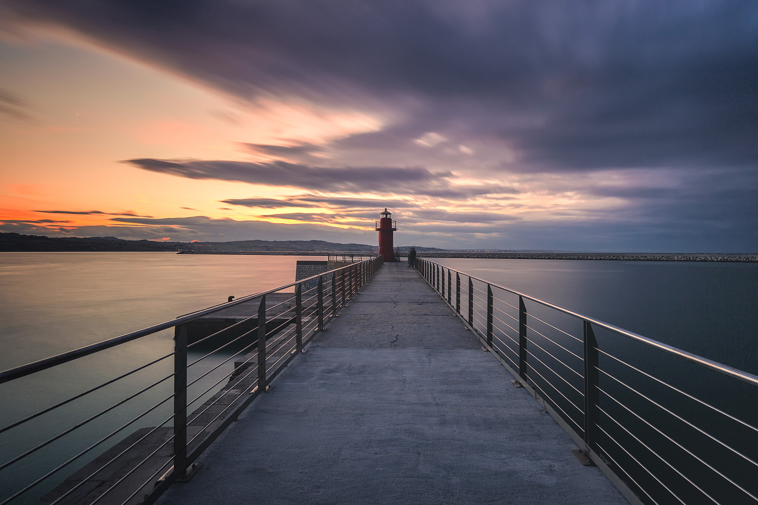 Tramonto alla Lanterna Rossa