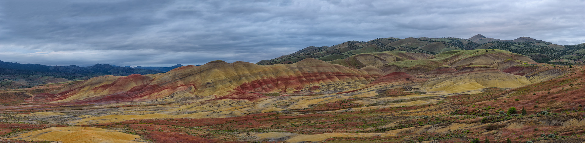 Painted Hills 9 x vertical pano handheld