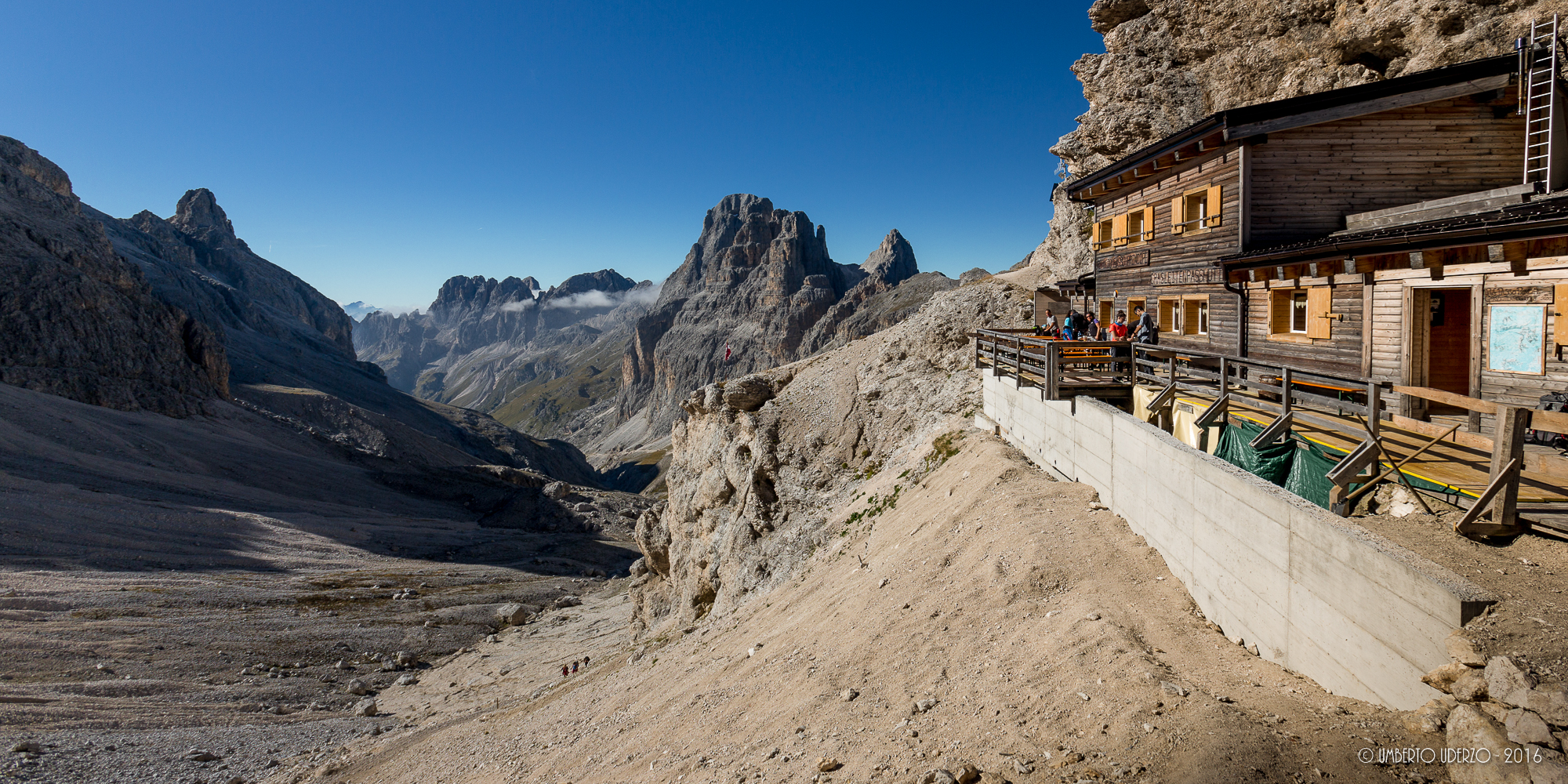 Terrace on the Passo Principe