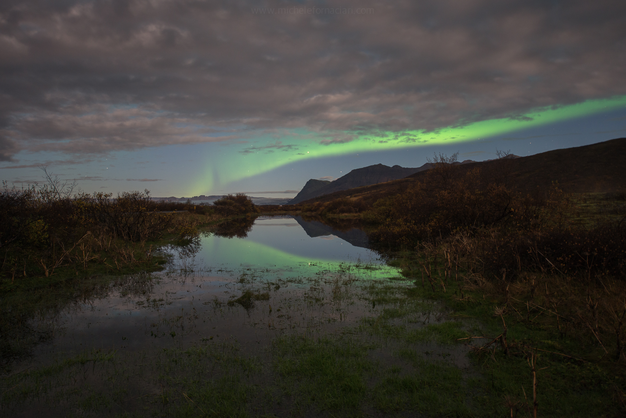 Dream of a night early Autumn Icelandic
