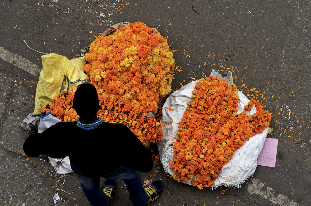 the flower seller