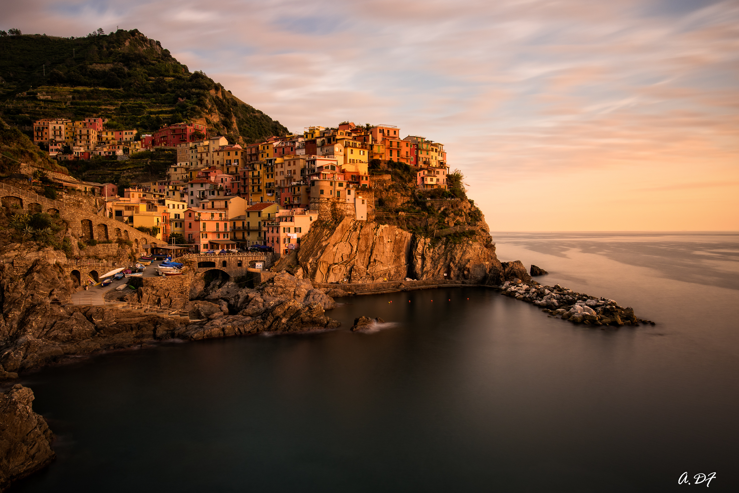 Sunset at Manarola